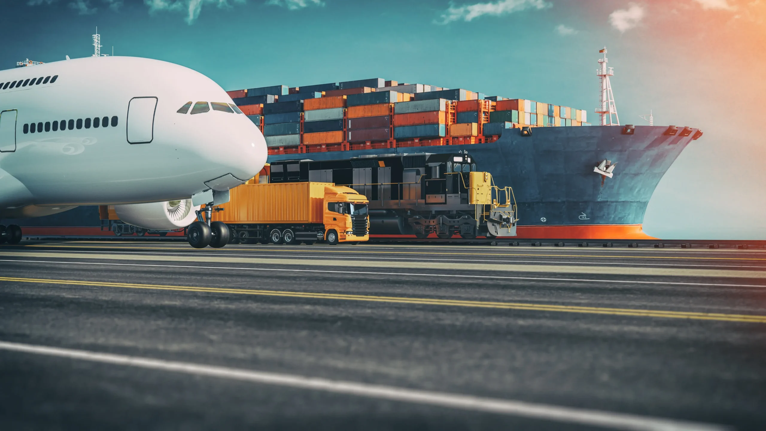 logistics-container-cargo-ship-cargo-plane
